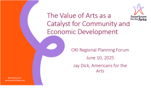 The Value of Arts and Regional Planning